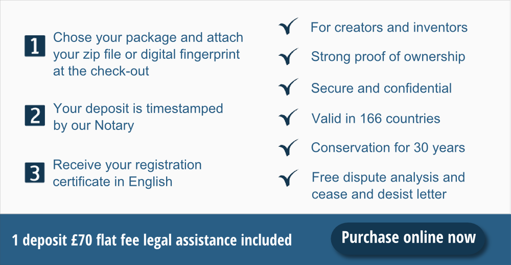 MyCBox copyright deposit and protection